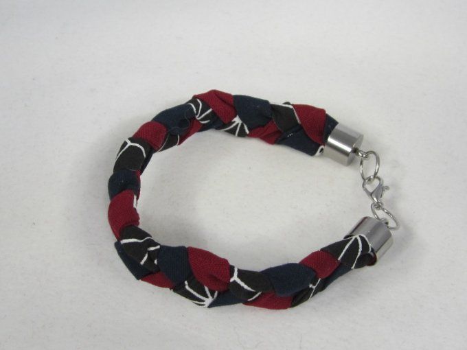 Bracelet tissu mixte