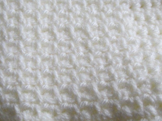 couverture bébé fait main au crochet