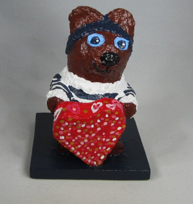 Petit ours Saint-Valentin